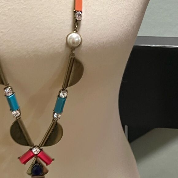 Premier Designs “Pop Art” Colorful Geometric Pendant Necklace #PDNK2 - Picture 7 of 8